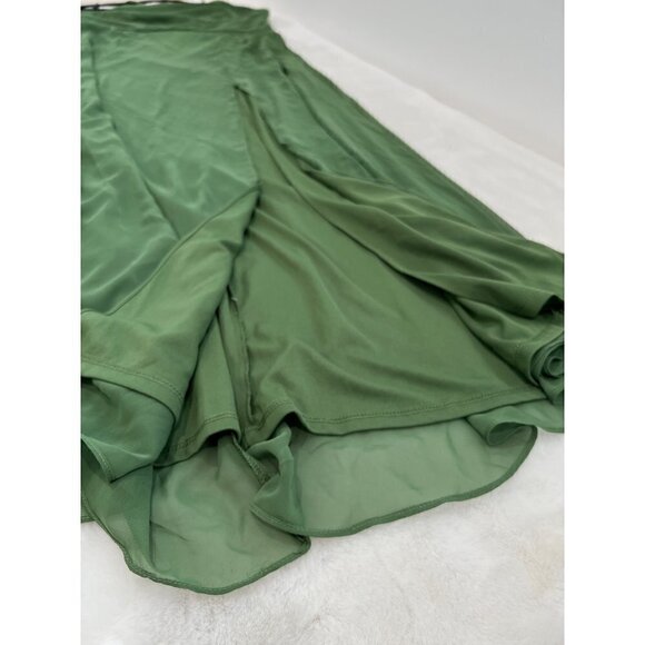 NWTD LOVELY Size 14 Lela Sleeveless Chiffon Gown Color Vineyard Green MSRP $187 - Picture 10 of 12